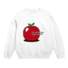 A R K -Eaeh likes-のリンゴ風イラスト Crew Neck Sweatshirt