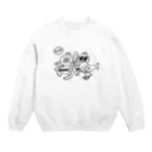 じゅんこママの店のAloha cat Crew Neck Sweatshirt