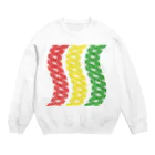 ポンコツホンポのユラユラスタ Crew Neck Sweatshirt