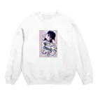 空が青いなのルル Crew Neck Sweatshirt