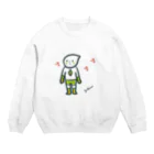 あかるいみらいけんきゅうじょのあかとんぼがとんで。 Crew Neck Sweatshirt