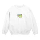 スキー場のゆきのカクレクマノミちゃん Crew Neck Sweatshirt