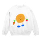 InuInu2002のじゃがいも君 Crew Neck Sweatshirt