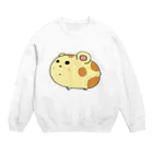 ぺけ丸のモルモット Crew Neck Sweatshirt