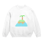 ユウザキのグッズのやつ。の島-Island Crew Neck Sweatshirt