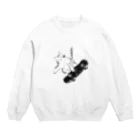 yumyum_pommeのストリートキャット Crew Neck Sweatshirt