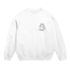 OCNloveのSun・ホワイト   （カップルコーデ太陽と月） Crew Neck Sweatshirt