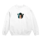 CHAMUK!ドバシサンのメラ Crew Neck Sweatshirt