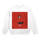 べつんのレッドさん Crew Neck Sweatshirt