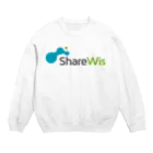 ShareWisグッズ販売のShareWisロゴ Crew Neck Sweatshirt