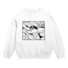 ナイロドノのぎゅうぎゅうオオサンショウウオ Crew Neck Sweatshirt