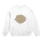 ポケットにビスケット🍪のトイプードルのぽめ Crew Neck Sweatshirt