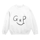 山口県タベスタグラムの仲良し家族。【grandpa】 Crew Neck Sweatshirt