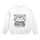 きょうの彩のねこバーガー Crew Neck Sweatshirt