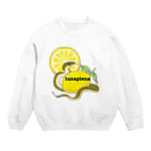 LunaPlenaのへびさん♡ Crew Neck Sweatshirt