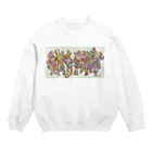 あかるいみらいけんきゅうじょのうちゅうこどもかいぎ。 Crew Neck Sweatshirt