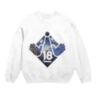 宇宙くんの18禁(宇宙) Crew Neck Sweatshirt