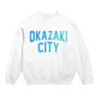 JIMOTO Wear Local Japanの岡崎市 OKAZAKI CITY Crew Neck Sweatshirt