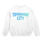 JIMOTO Wear Local Japanの豊橋市 TOYOHASHI CITY Crew Neck Sweatshirt