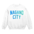 JIMOTO Wear Local Japanの長野市 NAGANO CITY Crew Neck Sweatshirt