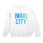 JIMOTOE Wear Local Japanのいわき市 IWAKI CITY Crew Neck Sweatshirt