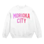 JIMOTOE Wear Local Japanの盛岡市 MORIOKA CITY Crew Neck Sweatshirt