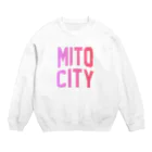 JIMOTOE Wear Local Japanの水戸市 MITO CITY Crew Neck Sweatshirt