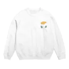 超マーケットのお花 Crew Neck Sweatshirt