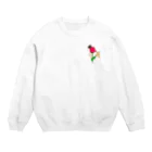 ハク先生《ほのぼの系イラスト描いてます》のチューリップに誘われて Crew Neck Sweatshirt