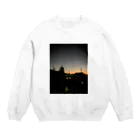 caz_sayouの夕焼け Crew Neck Sweatshirt