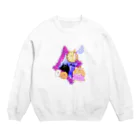 どるちぇ＊うさぎの《ハロウィン》04＊チェシャきじとら猫＊ Crew Neck Sweatshirt