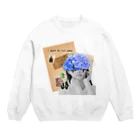 Jackalope Houseの私は逃げ出したい 文字ありVer. Crew Neck Sweatshirt