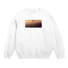 8bit_player65のナンバープレート【夕】 Crew Neck Sweatshirt