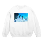 Catcatのペンギン3兄弟 Crew Neck Sweatshirt