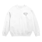 右ねじのtell me why black letters Crew Neck Sweatshirt