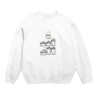 おすしの部屋のかわゆ太郎一族 Crew Neck Sweatshirt