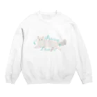 ミウラとみやこ🐱FIP闘病中の寵愛のお姫さま Crew Neck Sweatshirt