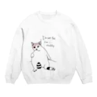 ことりのnot fat Crew Neck Sweatshirt