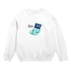 ゆぴぴのげーむぼーい Crew Neck Sweatshirt