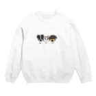 らぴちのおみせのじじ&うらら&いちか Crew Neck Sweatshirt