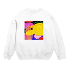  むきむき   地球生活のハロー Crew Neck Sweatshirt