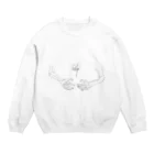 フミ/Fumiの両腕 Crew Neck Sweatshirt