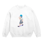 wmatpmentの日直セーラー女の子 Crew Neck Sweatshirt