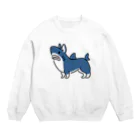 サメ わりとおもいのコーギーシャーク Crew Neck Sweatshirt