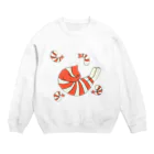 Sukochatoraのむきエビにゃんこ?! Crew Neck Sweatshirt