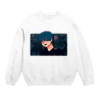 藻川湯畔の水浸し Crew Neck Sweatshirt