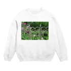 ワタベフミオの可愛い花壇 Crew Neck Sweatshirt