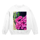 pezy_byteのアジサイ Crew Neck Sweatshirt