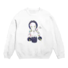 苔ttish!! feat.|neoFactoryの勤勉 Crew Neck Sweatshirt