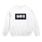 irukatohitoの標本を旅するイルカ Crew Neck Sweatshirt